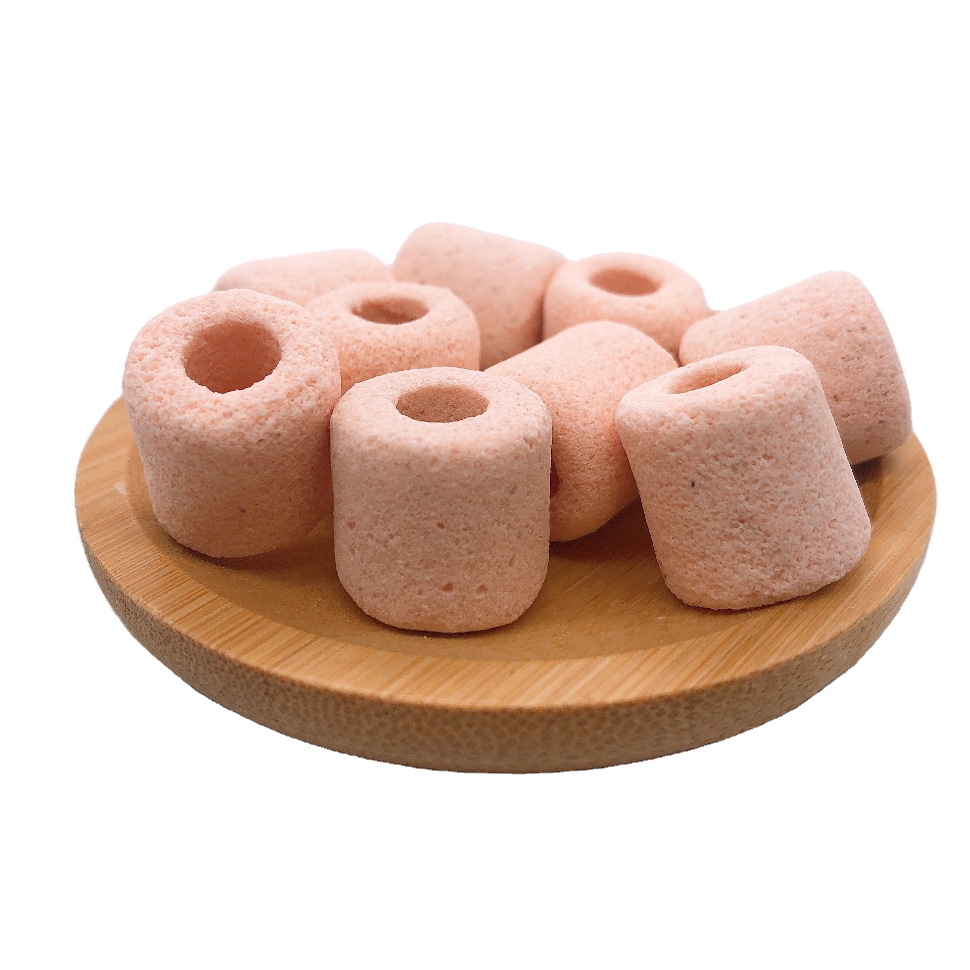 Aquarium Filter Media bio Ring Dish Ceramic Pink Aquarium Ceramic Ring for fish tank