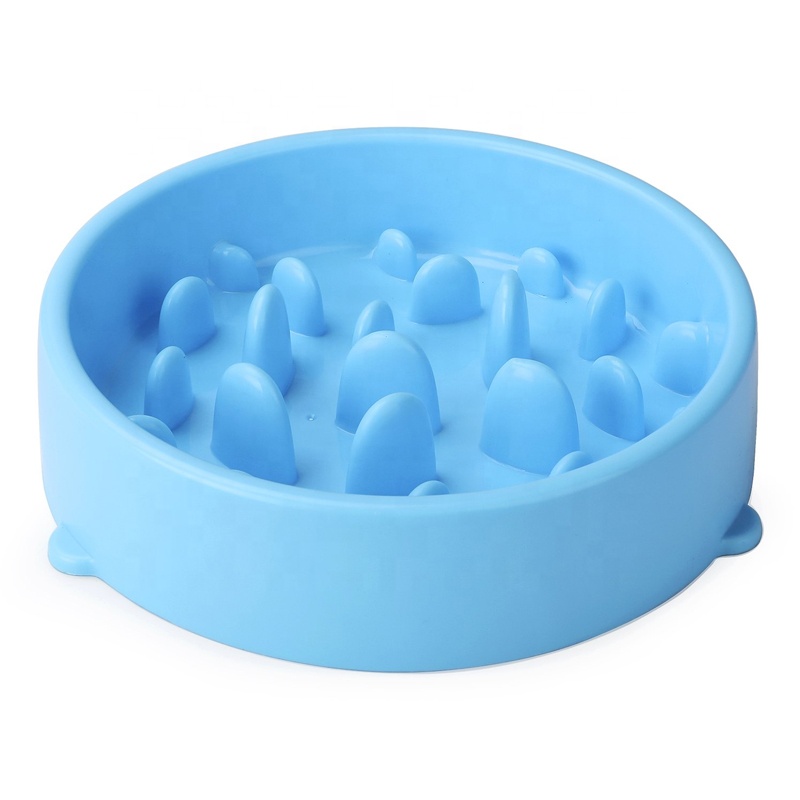 2023 Hot Sell No-spill Dog Water Bowl Pet Slow Water Feeder Cat Silicone Portable Pet Bowl
