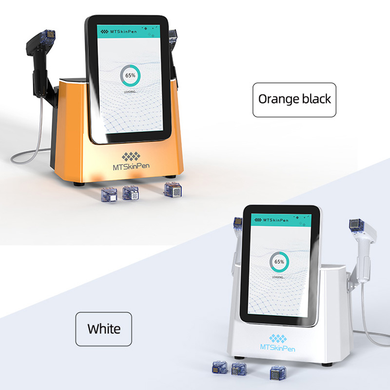 Radio frequency facial beauty micro needle machine portable rf anti aging fractional microneedle scar treatment device 2 handle