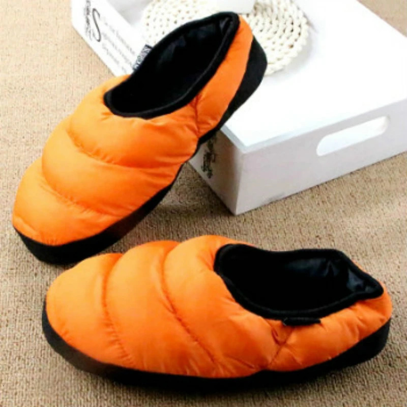 Pouches with colorful warm slippers cute couple home cotton slippers for men and women home slippers month shoes woman 241125