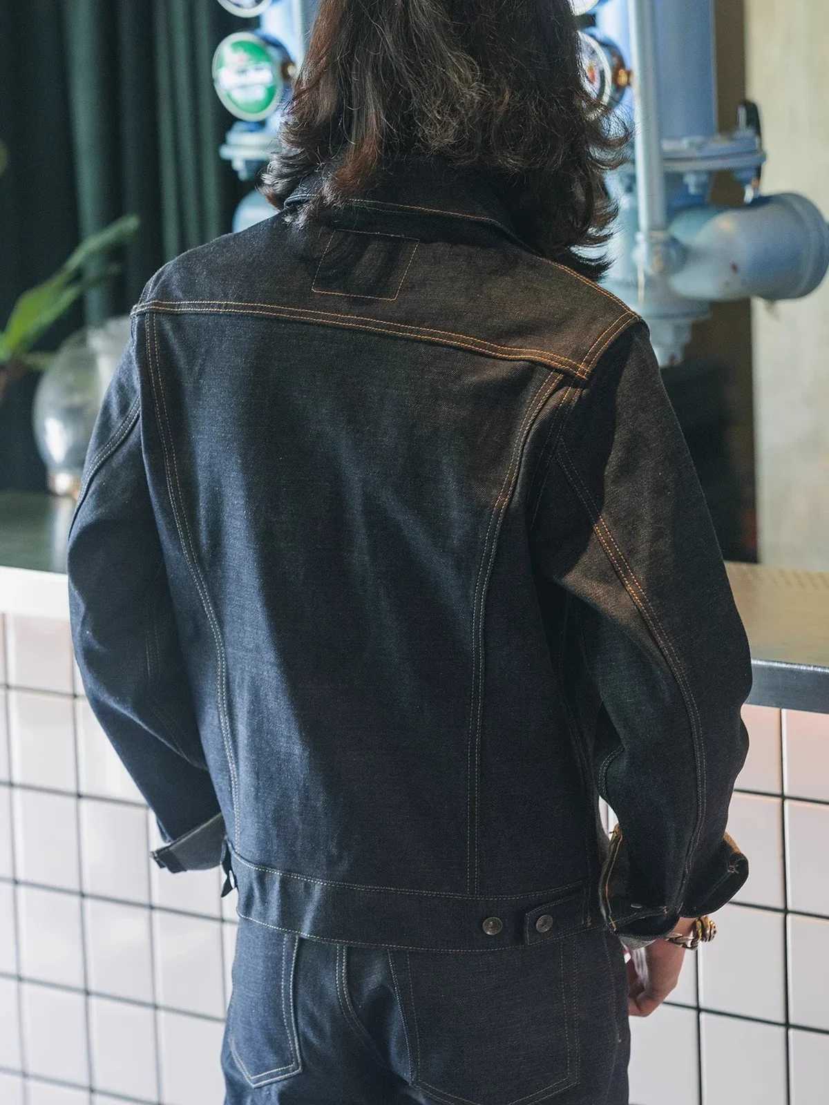 Non inventory Type 3 Selvedge denim fabric truck jacket mens denim jacket 557XX 70505 W241125