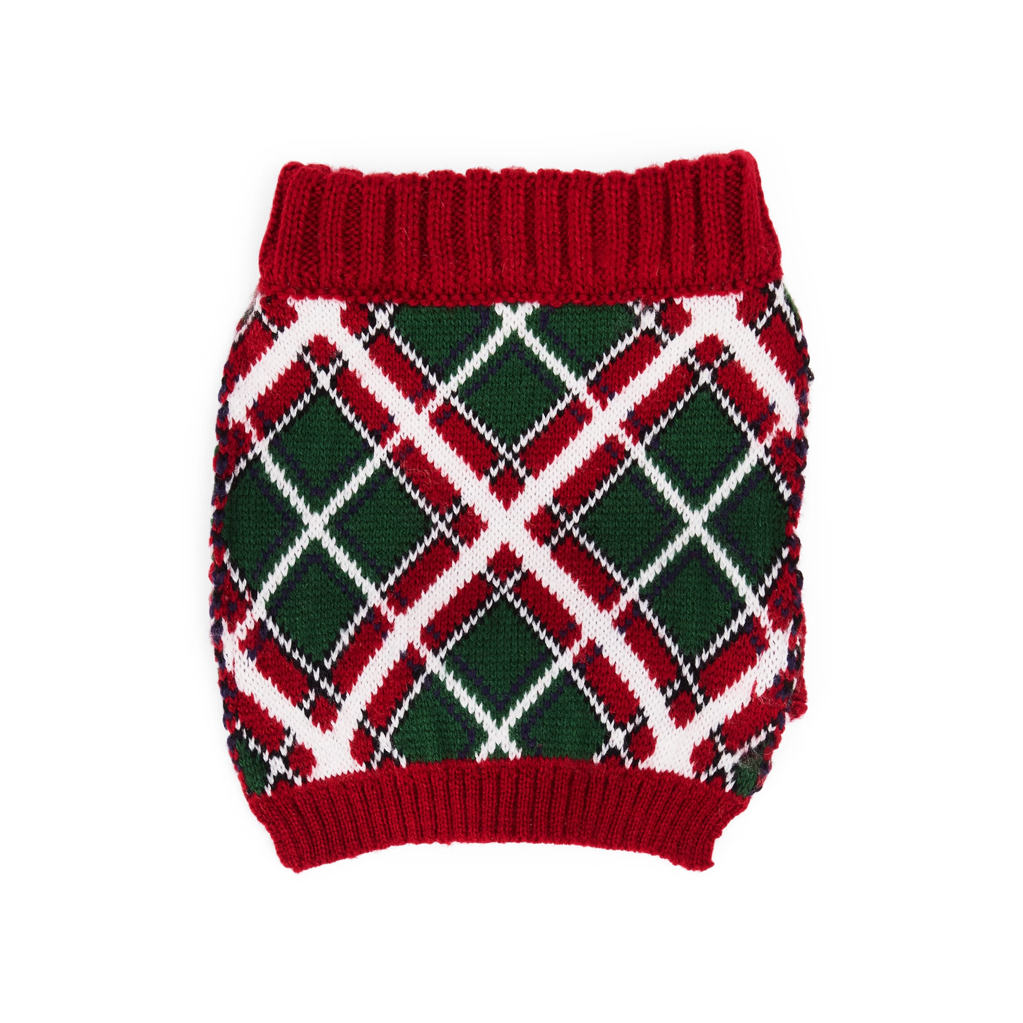 Merry Makings Small Animal Plaid Sweater, Multi-Color