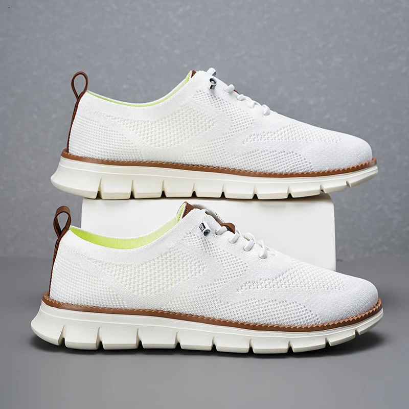 Men Casual Sports Shoes Anti Slip Wear-Resistant Breathable Cushioning Color Blocking Versatile Casual Sports Shoes 241125