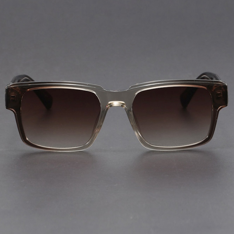 Designer Square Sunglasses Men Oversized Big Glasses Vintage Women Goggles Gothic Y2K Futuristic Cool INS Niche Circular High-end Sturdy Metal inlay S