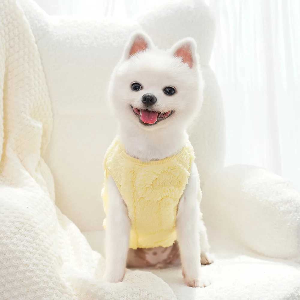 Soft Warm Dog Clothes Winter Fleece Vest Puppy Coat For Small Medium Dogs Chihuahua French Bulldog Poodle Costume Pet OutfitXJ241125