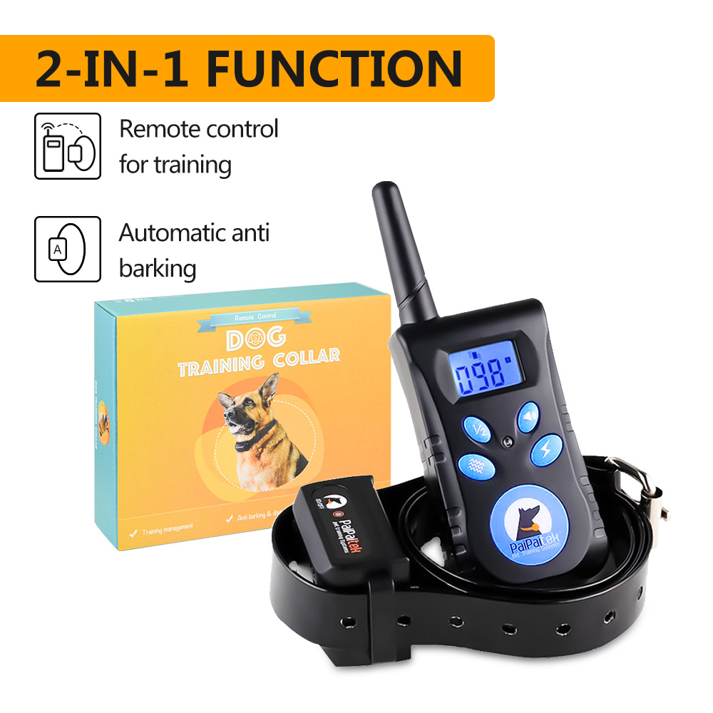 handsfree automatic sport dog electric shock collar with remote slip dogs in training choke collar