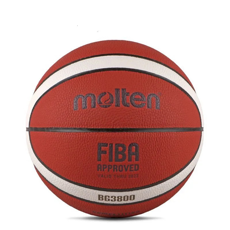Official Molten BG3800 Basketball Men Women Size 7 PU Game Training Standard Balls Kids Adult Competition Team Basketballs 241120