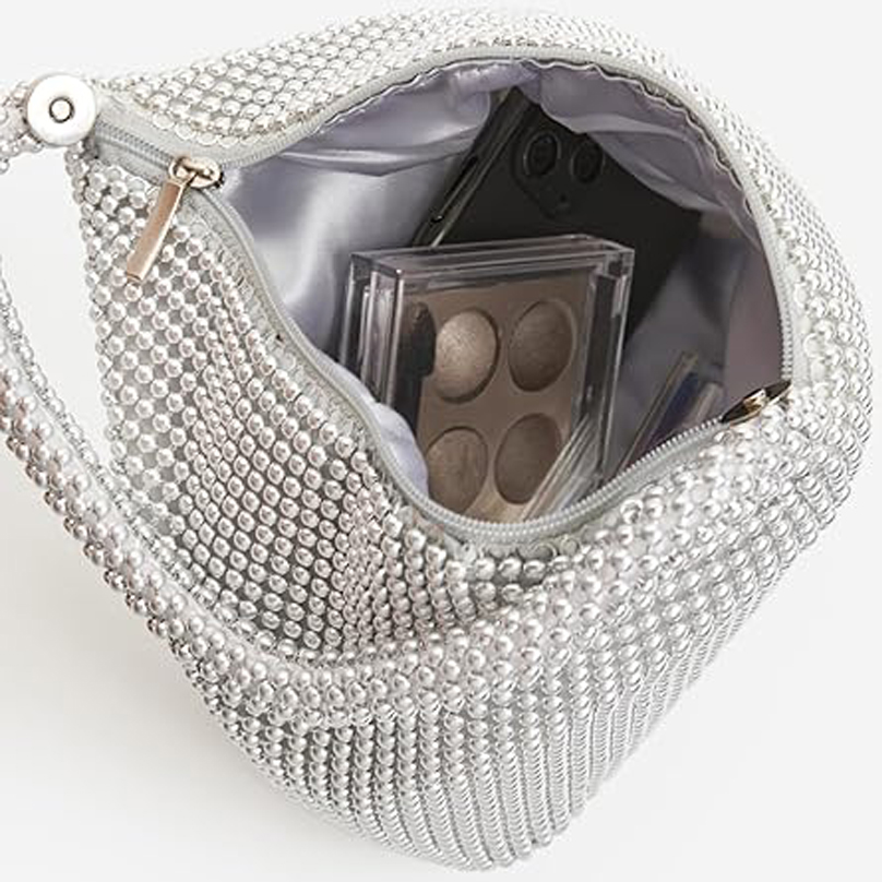 Women's Beaded Clutch Evening Bags Vintage Elegant Triangle Purse for 1920s Party Prom Wedding designer bag Women's Evening Bag fashion Eleg