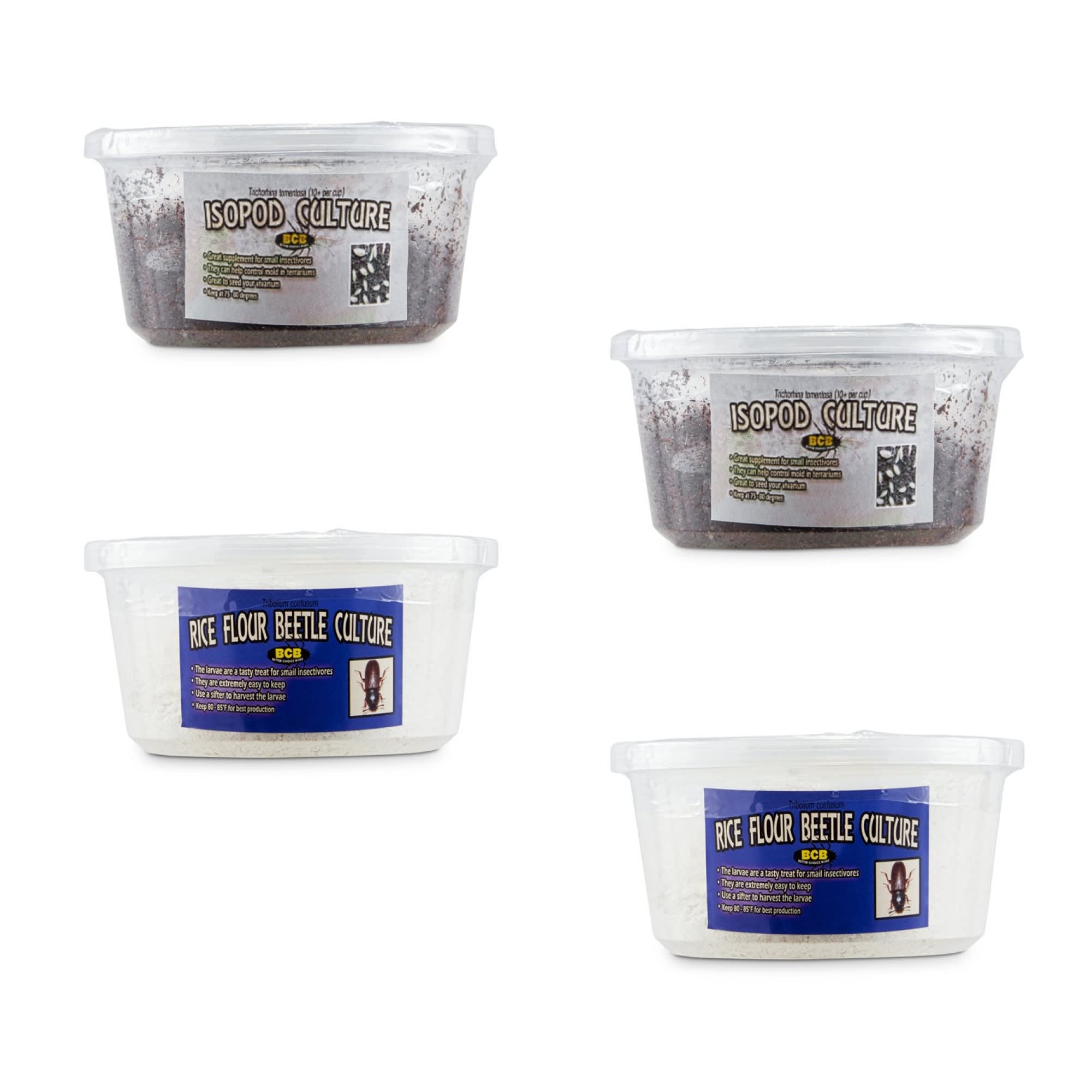 Rice Flour & Isopod Culture Combo Pack
