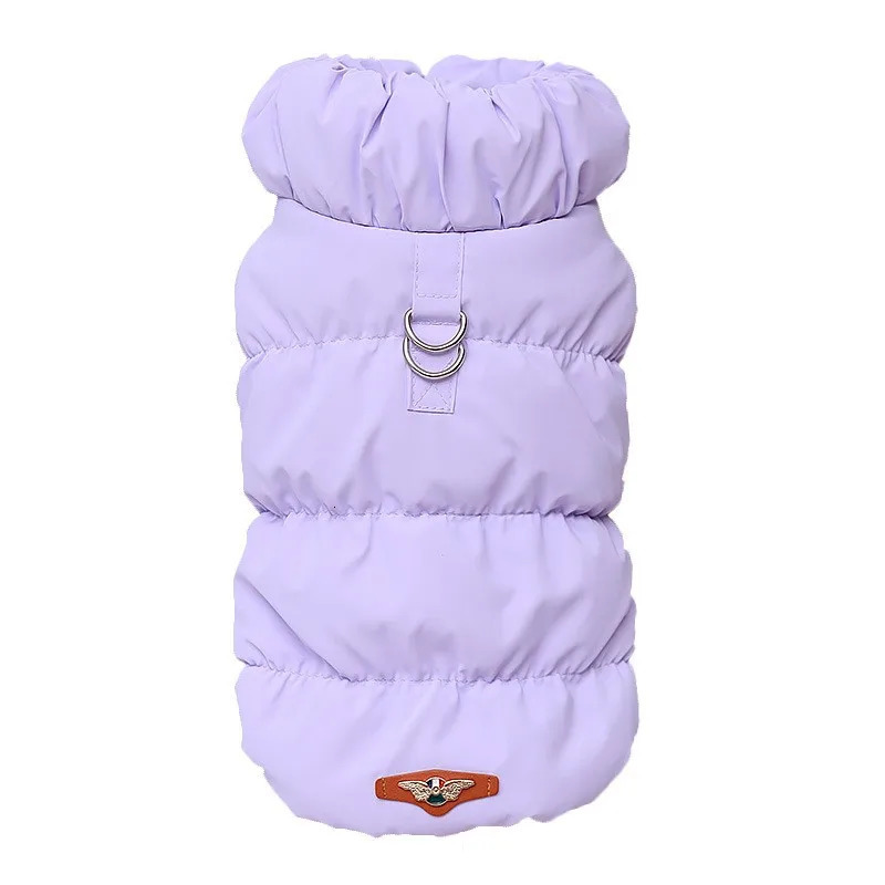Coat for Small Medium Dogs D-RING Cat Jacket Soft Warm Winter Padded Fleece Puppy Pet Clothes 241125
