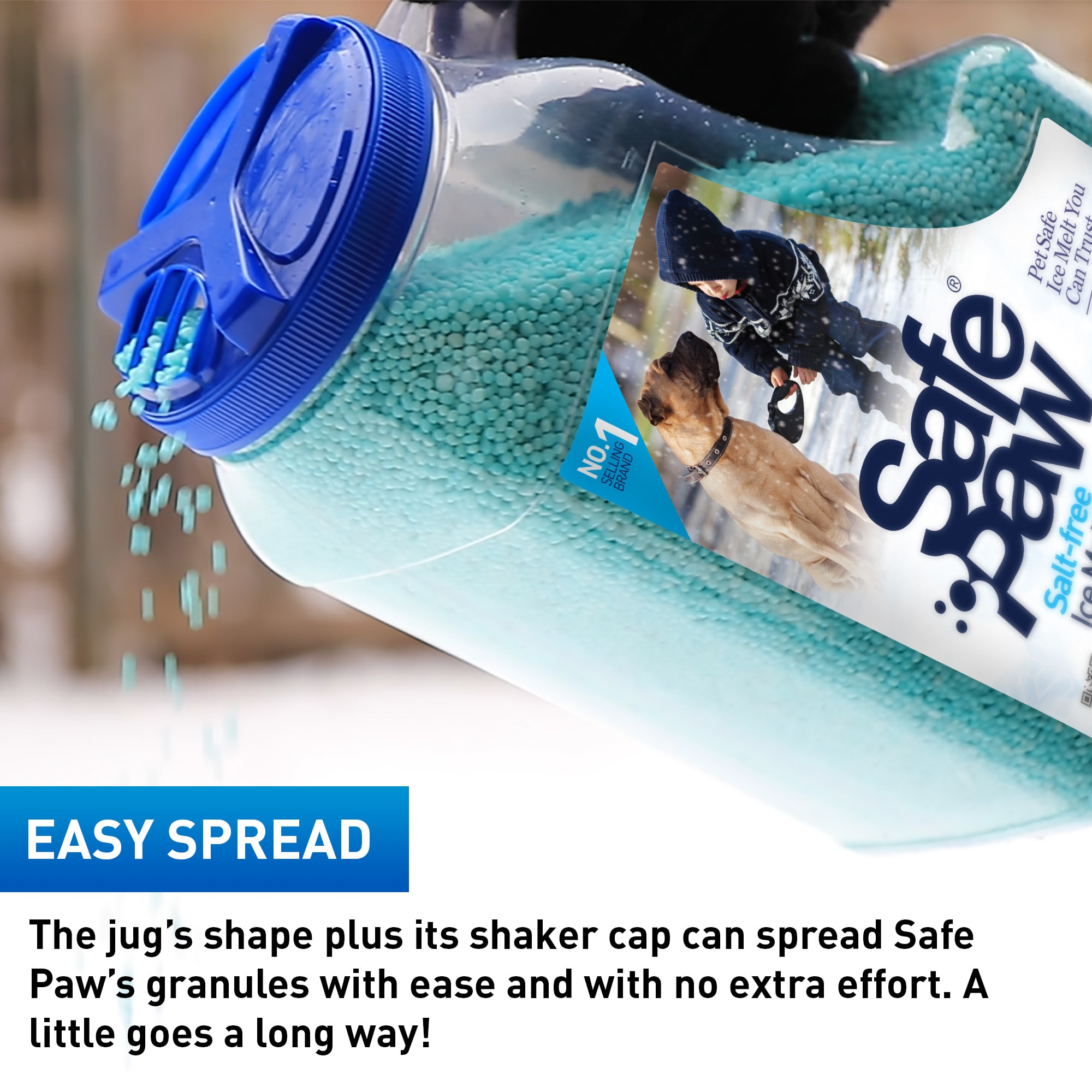 Safe Paw Salt Free Ice Melter for Dogs