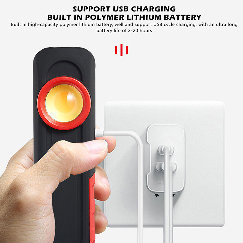 Auto Repair Working Light LED Flashlight Car Detailing Tools Car Paint Lamp Scan Swirl Magnetic Grip Multifunction Torch