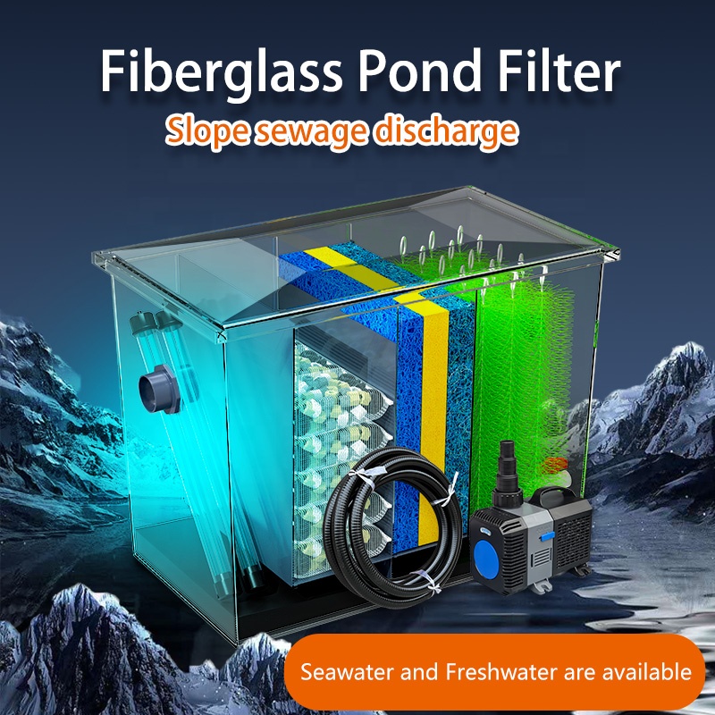 Ceonar outdoor fiberglass filter system for fish farming equipments pond filter salt water filter