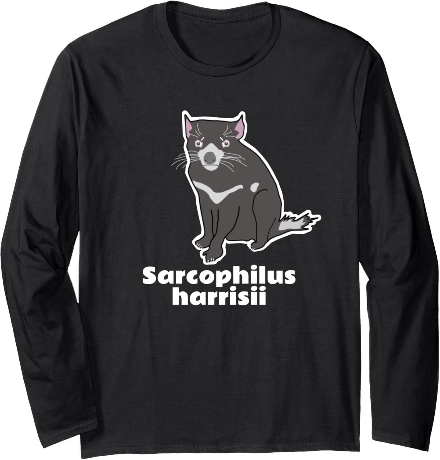 Long Sleeve Shirts for Men sweatshirt Tasmanian Devil Scientific Name Long Sleeve Streetwear Casual tops clothes Fashion Trends