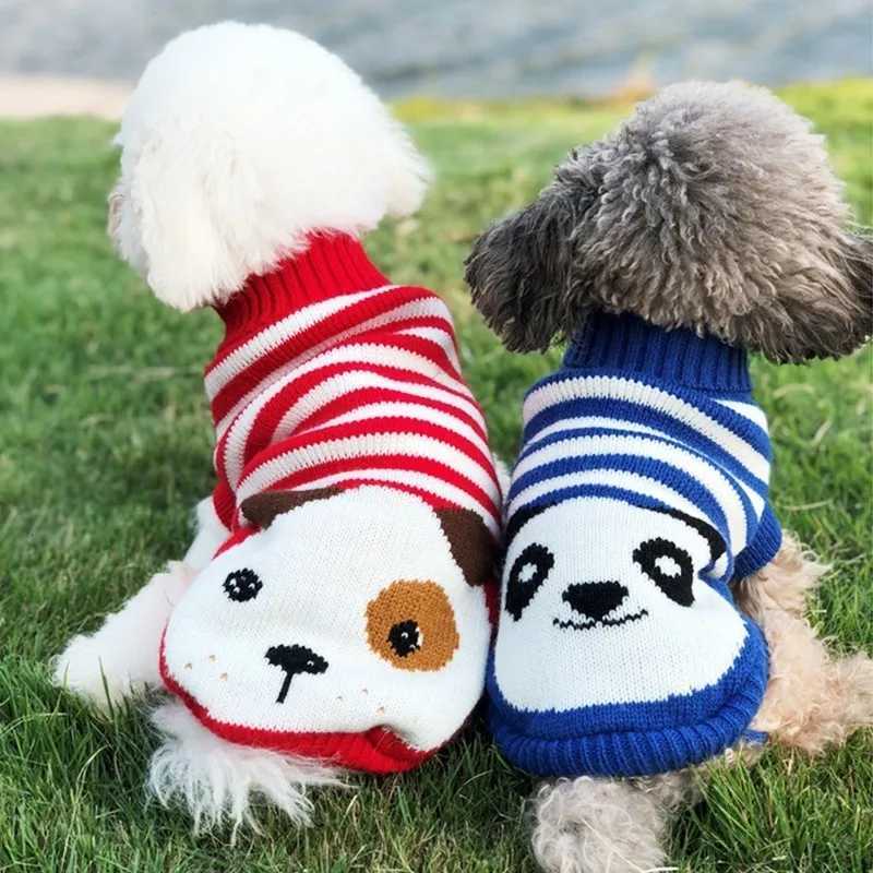 Christmas Cartoon Dog Clothes Warm Cat Sweater For Small Dogs Sweater Pet Clothing Coat Knitting Crochet Cloth Jersey Perro 30S1XJ241125
