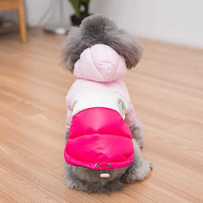 Dog Jacket Waterproof Luxury Dog Clothes Pet Down Cotton Vest Chihuahua French Bulldog Winter Dog Coat Puppy Warm Dog CostumeXJ241125