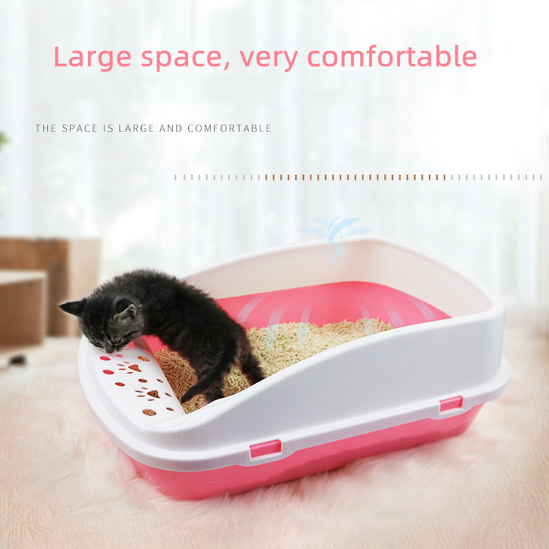 Pets Products Semi-closed Anti-Splash cat Toilet With Shovel Cat Litter Box