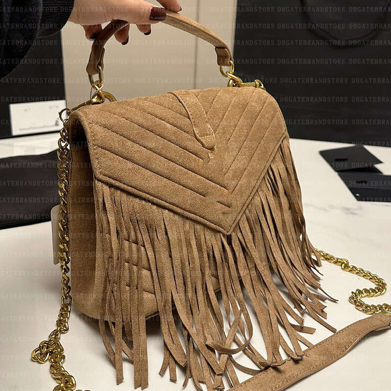 Designer Bag Suede Brown Shoulder Womens Designer Totes Bag Soft Leather Handbag Casual New Tote Bags Suede