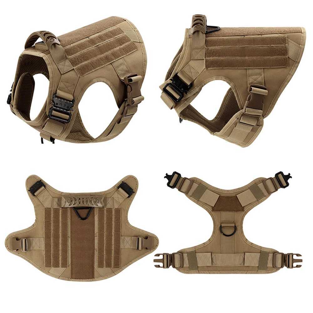 Large dog harness and belt set pet German Shepherd Malinois training walking vest Large dog harness and collar X250326