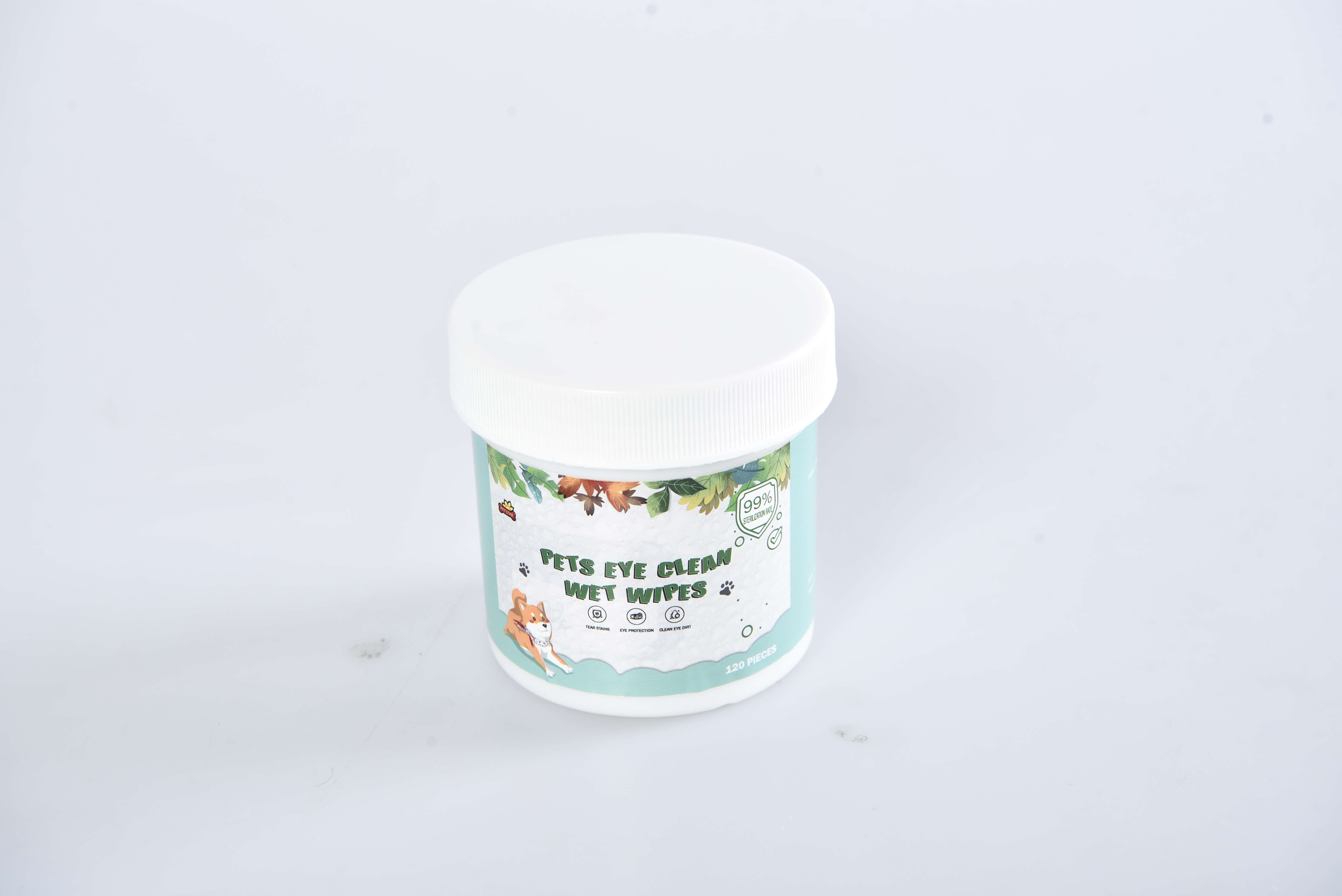 Pet Grooming Cleaning Supplies Soft Non-Woven Gentle Tear Stain Cat Dog Wipes Pet Eye Wet Wipes