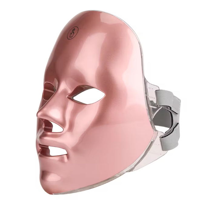 Masque led visage 7 Led Face Mask Light Therapy Red Light Therapy for Face