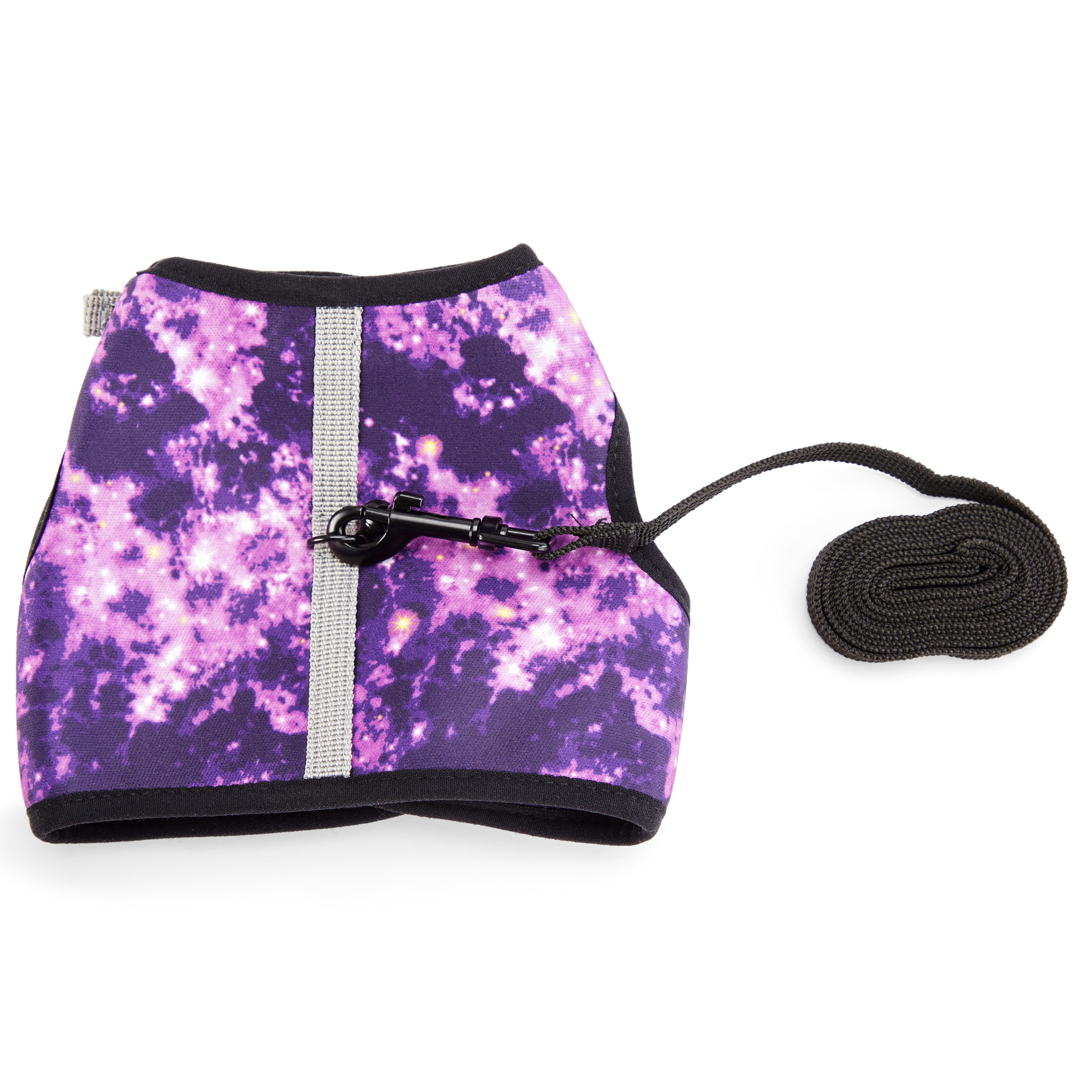 EveryYay Wear With Flair Galaxy-Print Ferret Harness and Leash, Large