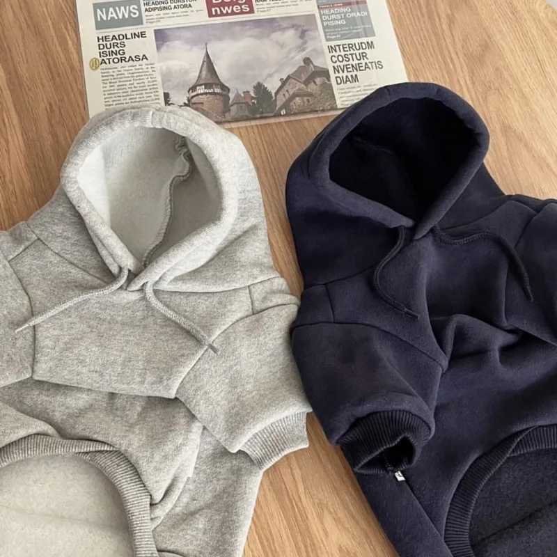 Letter Hoodie Pet Clothing Dogs Fashion Cotton Dog Clothes Costume Small French Bulldog Print Spring Autumn Gary Boy MascotasXJ241125