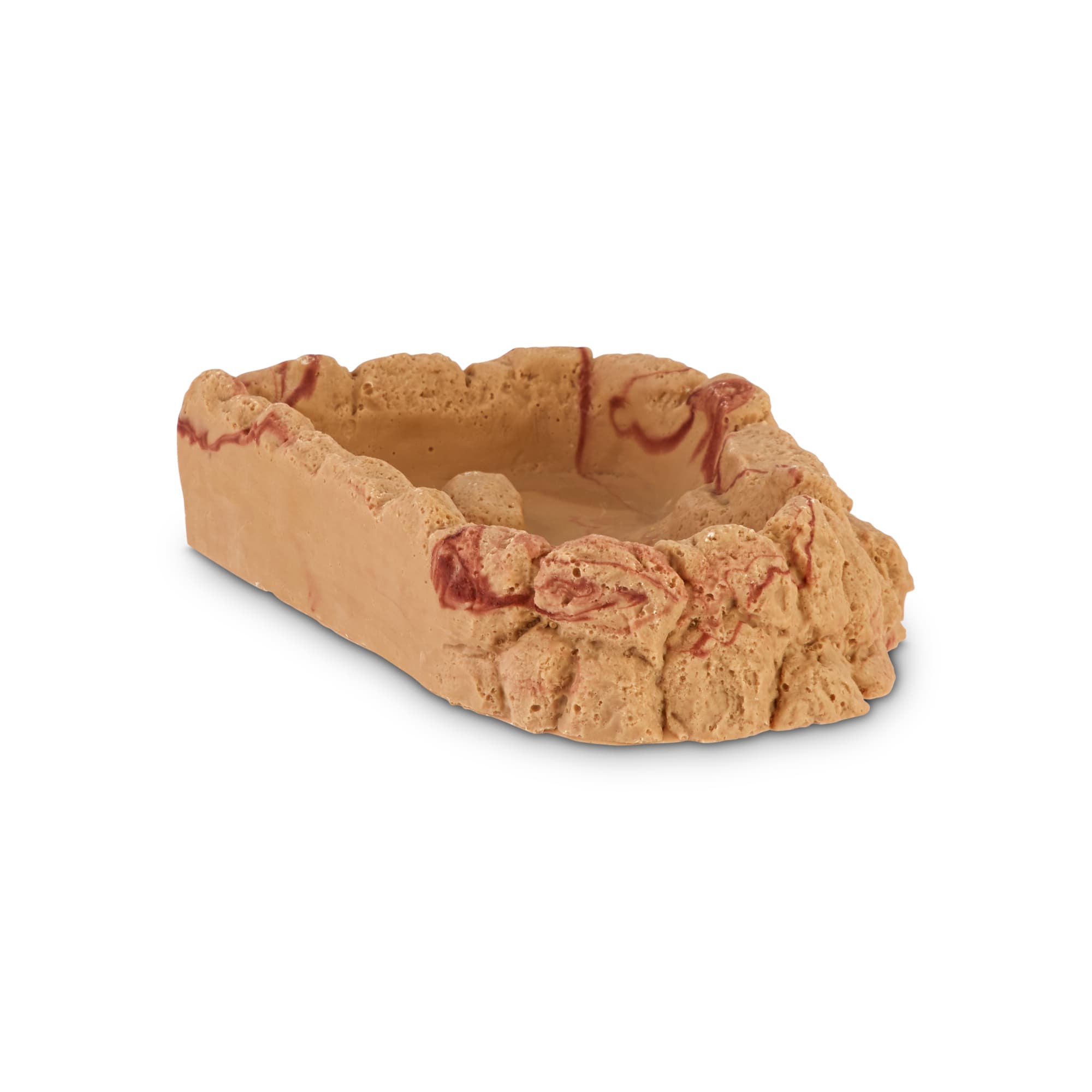 Imagitarium Marbled Corner Deep Soaker Reptile Dish, Large