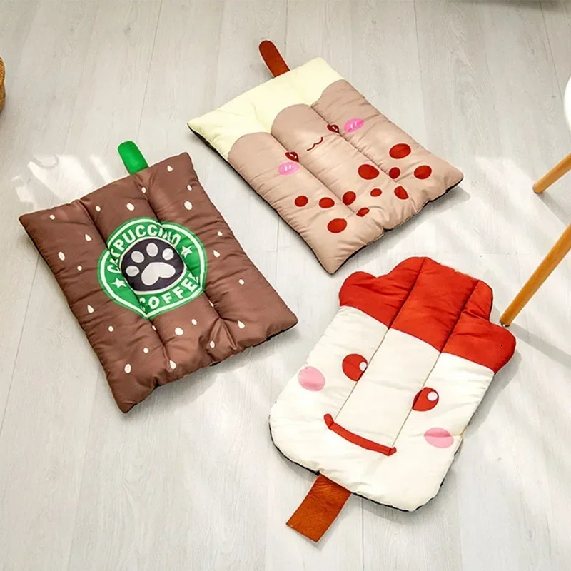 Dog Mat Cooling Summer Pad Mat Dogs Cat Blanket Sofa Breathable Cold Pet Dog Bed Summer Washable Small Medium Large Dogs Ice Pad 241125