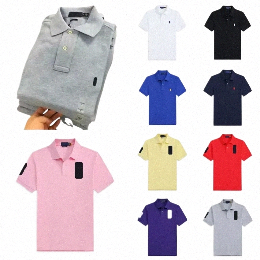 New designer Mens T Shirts Designer Women Horse Polos Mens Designer Polo Shirt Short Sleeve Cotton Breathable Summer Mens Polo Shirts Men Polo Tshirts Fas