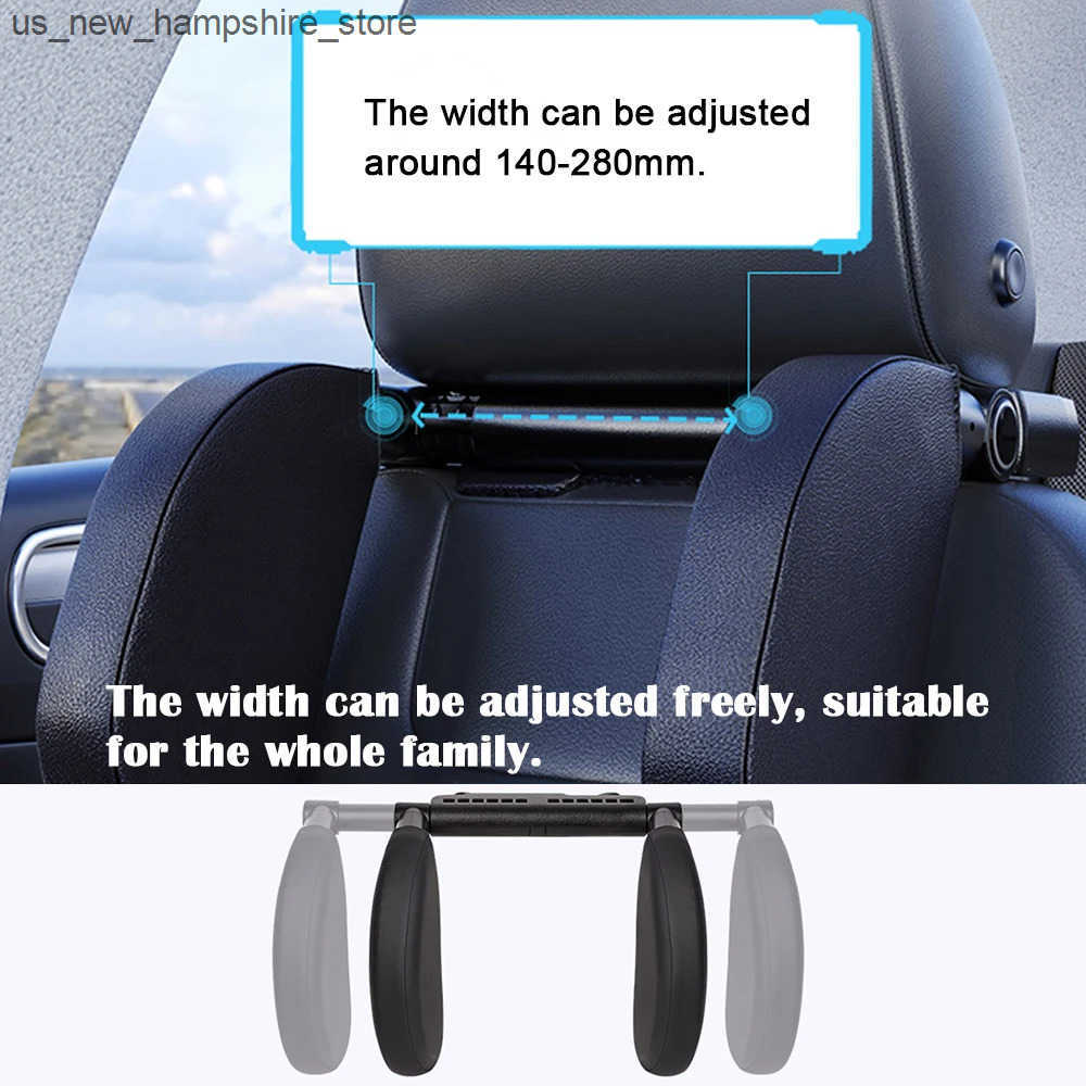 Seat Cushions Car Seat Headrest Pillow Adjustable Head Support Pillow Car Interior U Shaped Pillow Travel Sleeping Cushion for Kids Adults J241125