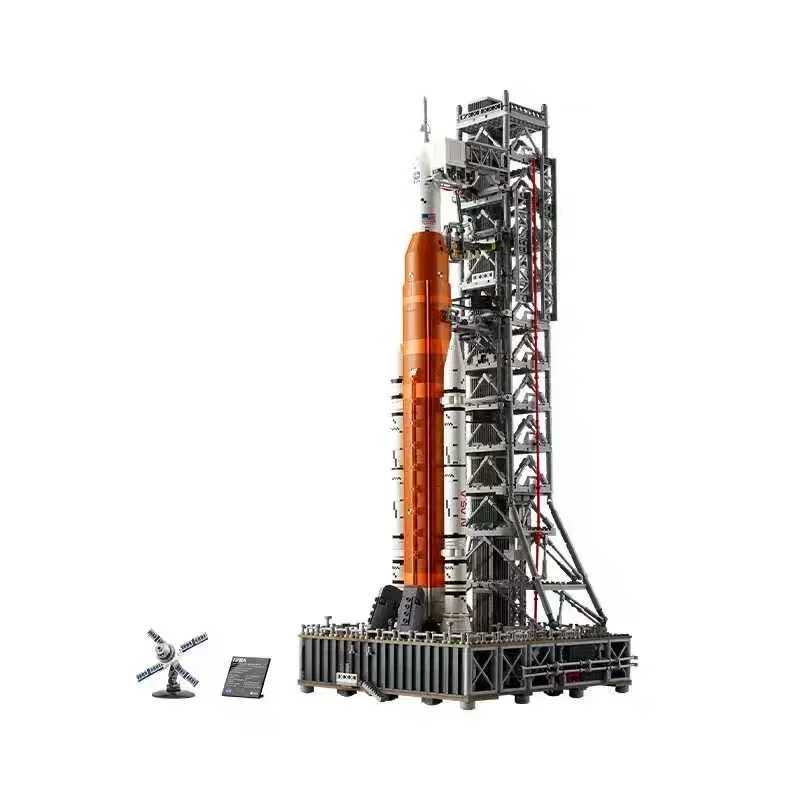 3601Pcs Icon 10341 Art Space Launch System Model Building Kit Space SLS Building Blocks Toys Childrens Advertising Gifts M241125