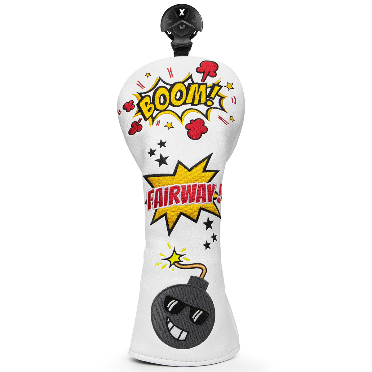 1pc Creative Pattern Golf Club Headcover, Golf Club Covers For Driver, Fairway Wood, Hybrid