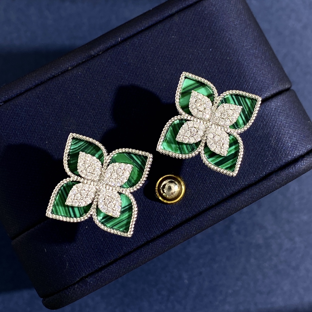 silver earring ADITA coin designer earring for woman Made using pearl natural gemstones gold plated clover earring diamond fashion crystal 010