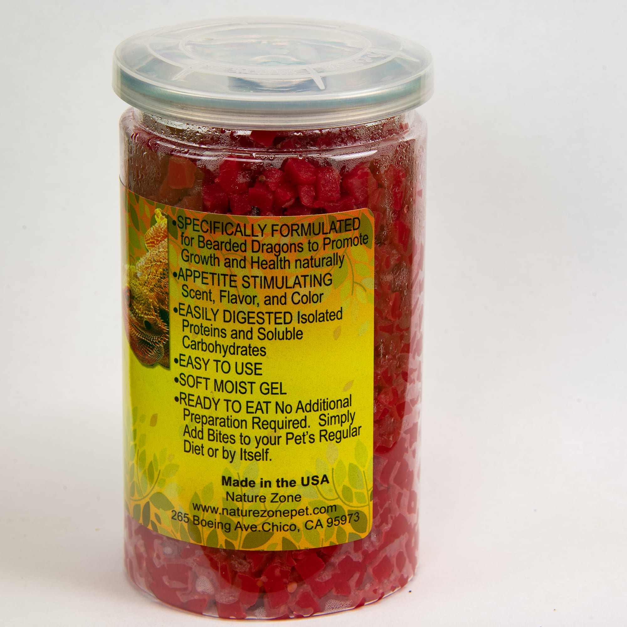 Nature Zone Natural Bites Natural Bearded Dragon Bites, 9 oz.