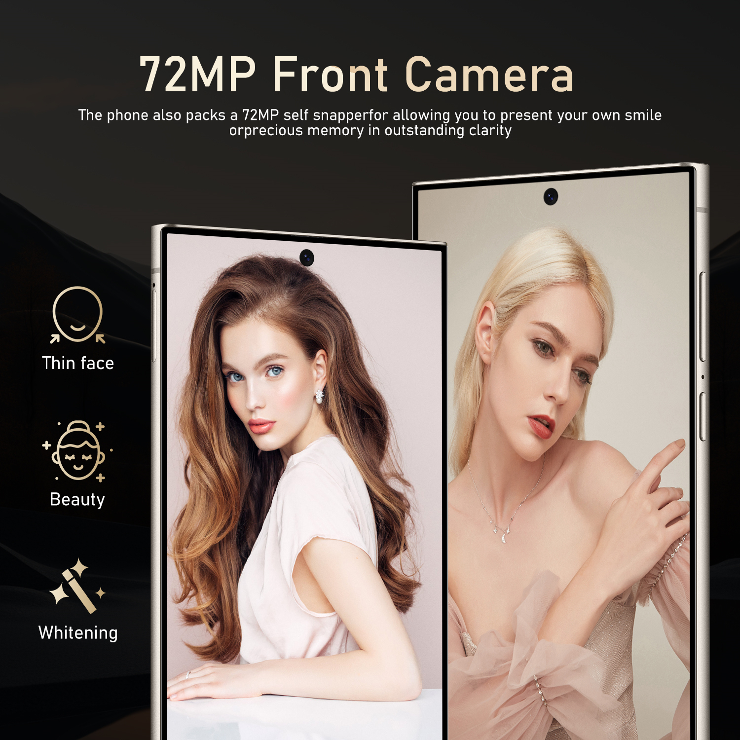 S24 Ultra Mobile Phone 7.3-inch HD Screen Android 13,Snapdragon 8 Gen 2 CPU,16GB+1TB Android Phone,72MP+108MP Camera, 8000mAh Battery, 5G Dual SIM Car