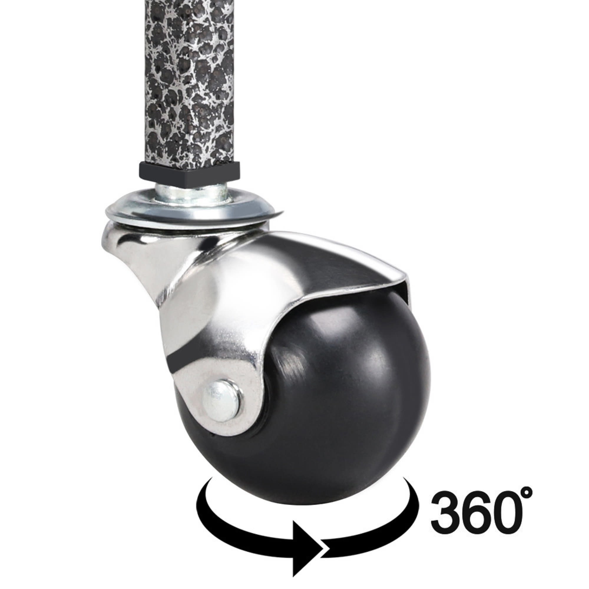 Topeakmart Black 69" Extra Large Bird Cage with Rolling Detachable Stand for Small Birds