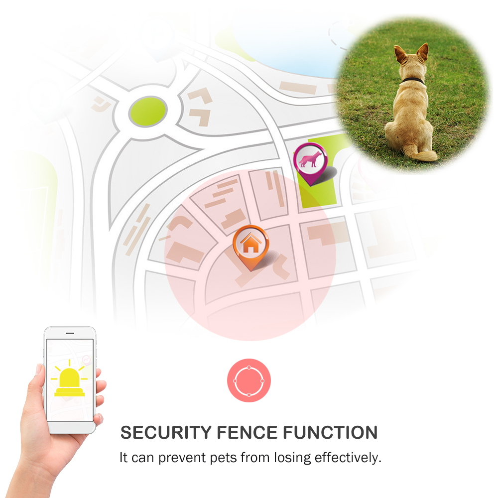 Smart Electronic Pet GPS Tracker Collar Location WIFI Mini Cat Tracker Waterproof Anti-lost Tracker for Dog Collars USB Charging