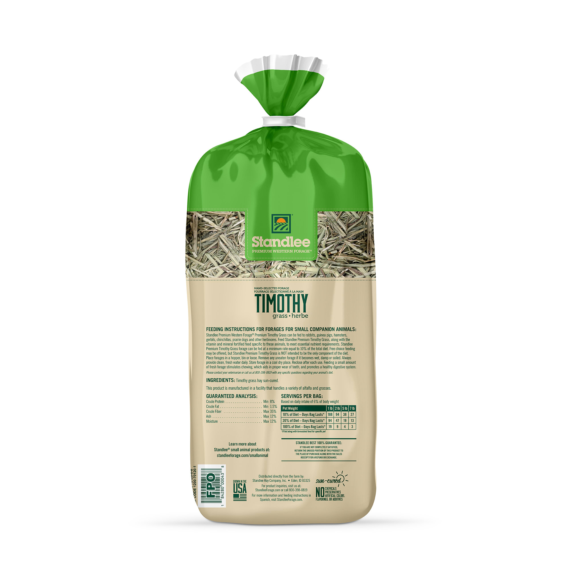 Standlee PremiYum Western Timothy Food for Small Animals, 18 oz.