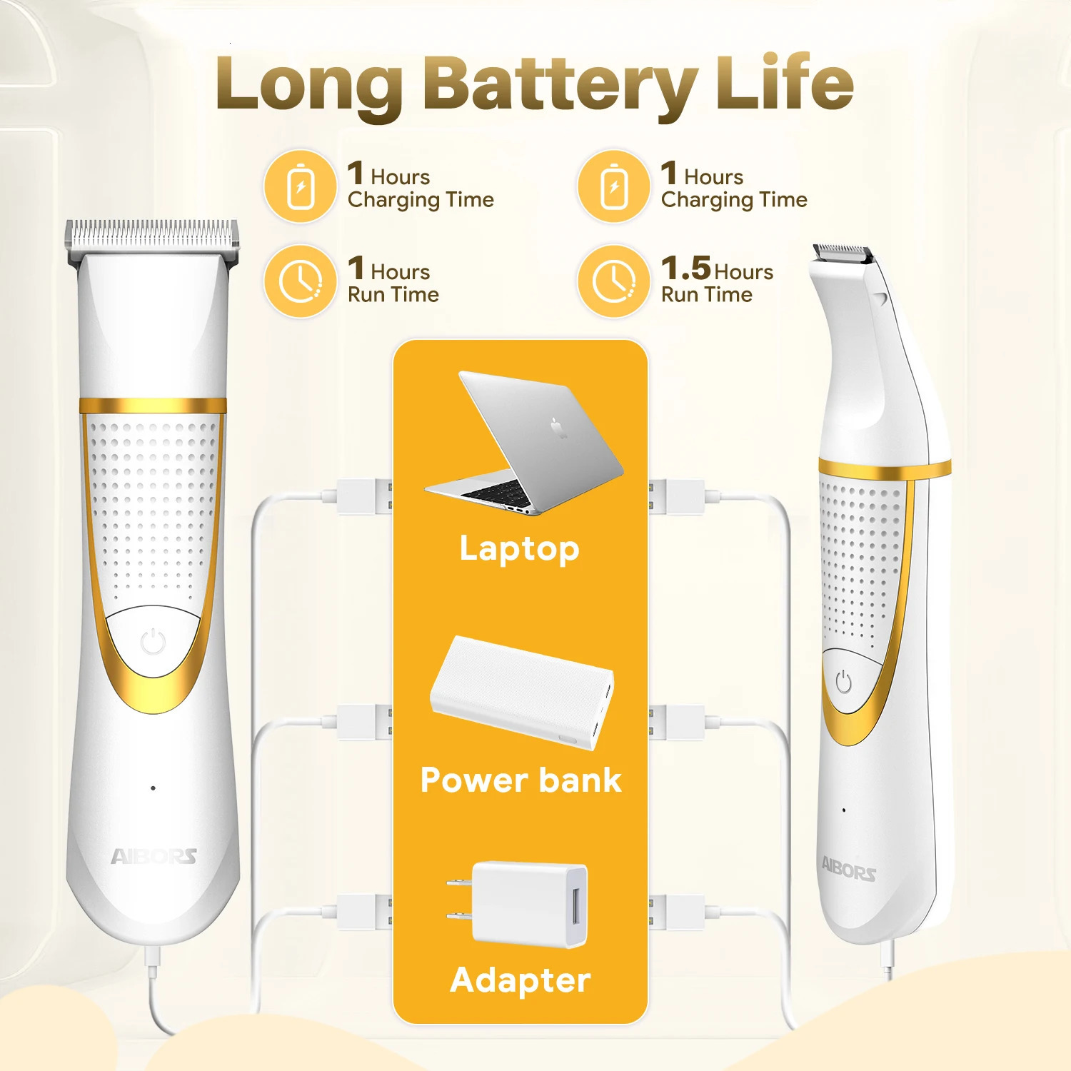 Pet Dog Hair Care Supplies Professional Puppy Clipper Rechargeable Trimmer Foot Shaver for Cat Dog Beauty Cutting Machines 241125