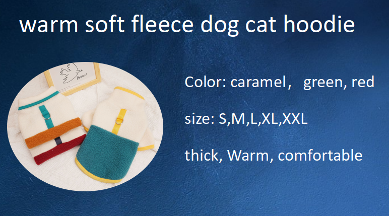High Quality Soft Comfortable Dog Hoodie Pet Clothes for Cat Dog