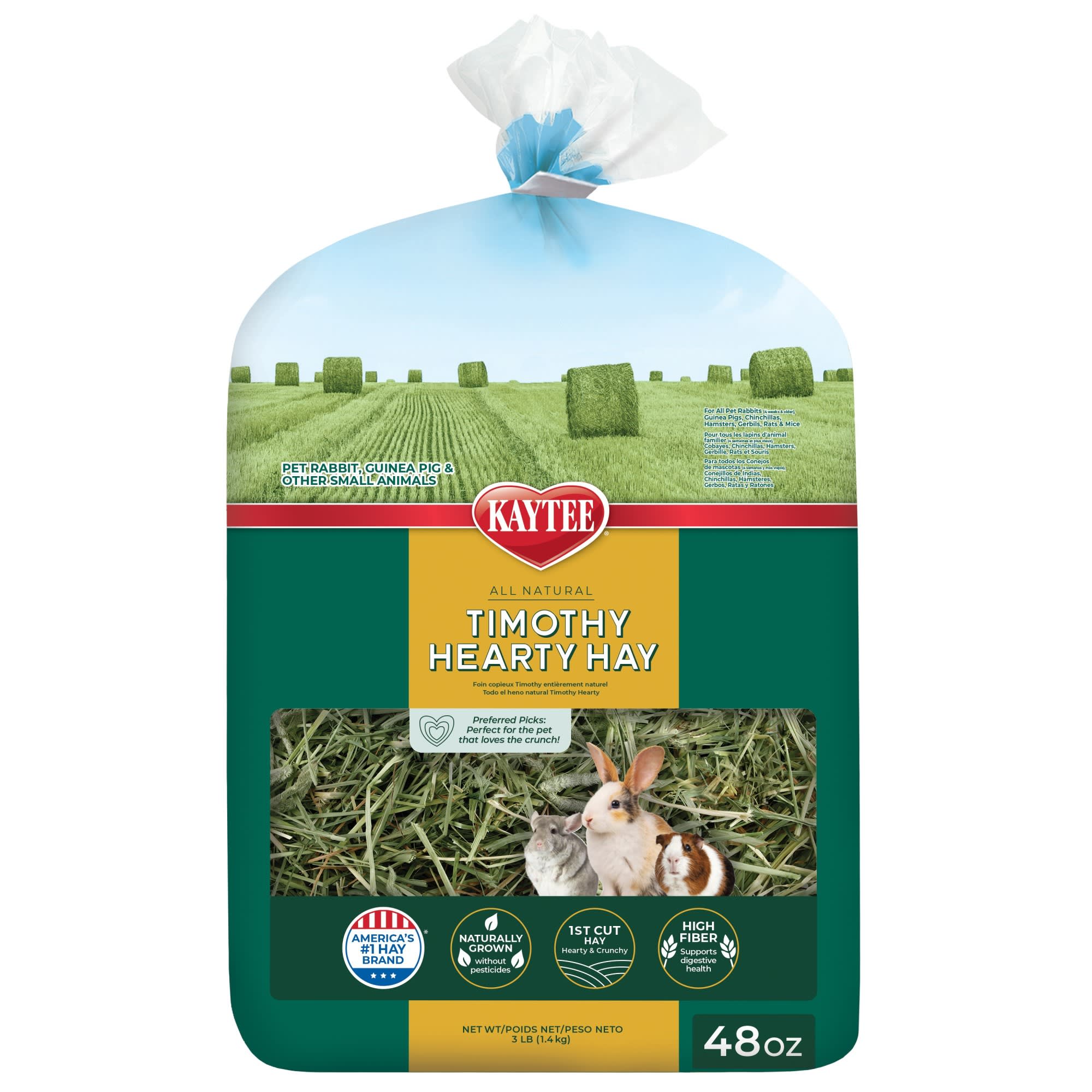 Kaytee Hearty Hay for Small Animals, 48 oz.