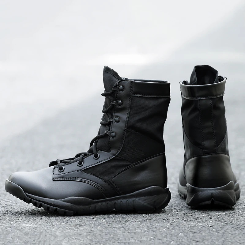 Lightweight Tactical Black Boots Men Breathable Spring Summer Boots Shoes Tactical Combat botas hombre Militares Chaussure Homme 241125