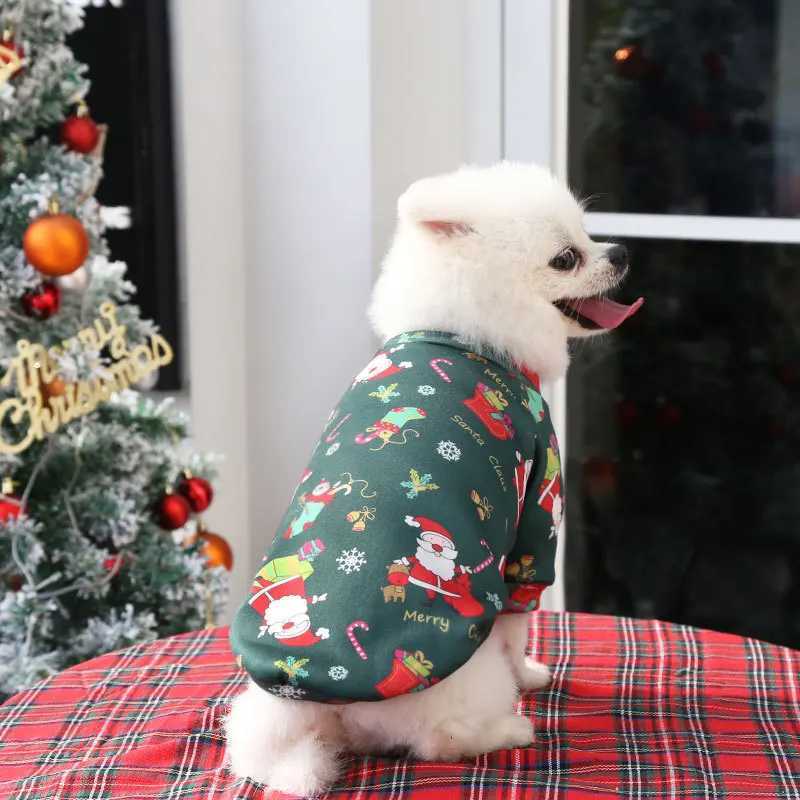 Christmas Small Dog Hoodie Coat Winter Warm Pet Clothes for Bulldog Chihuahua Dog Sweatshirt Puppy Cat Pullover PetsXJ241125