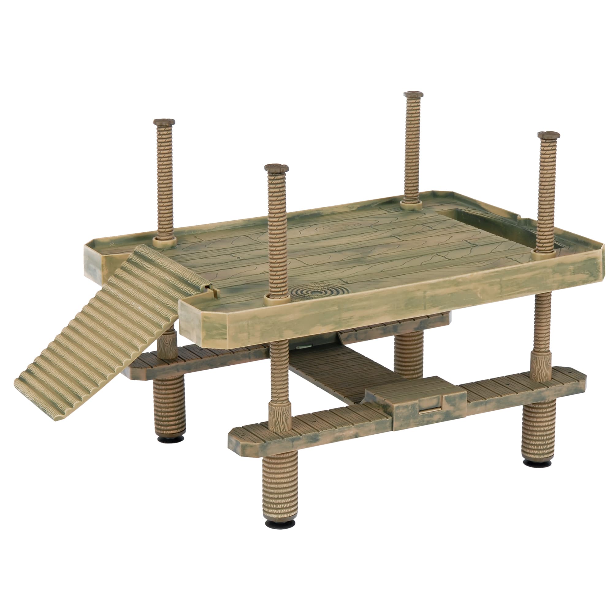 Penn Plax Reptology Life Science Floating Turtle-Pier Basking Platform, Large, 16" L X 11" W