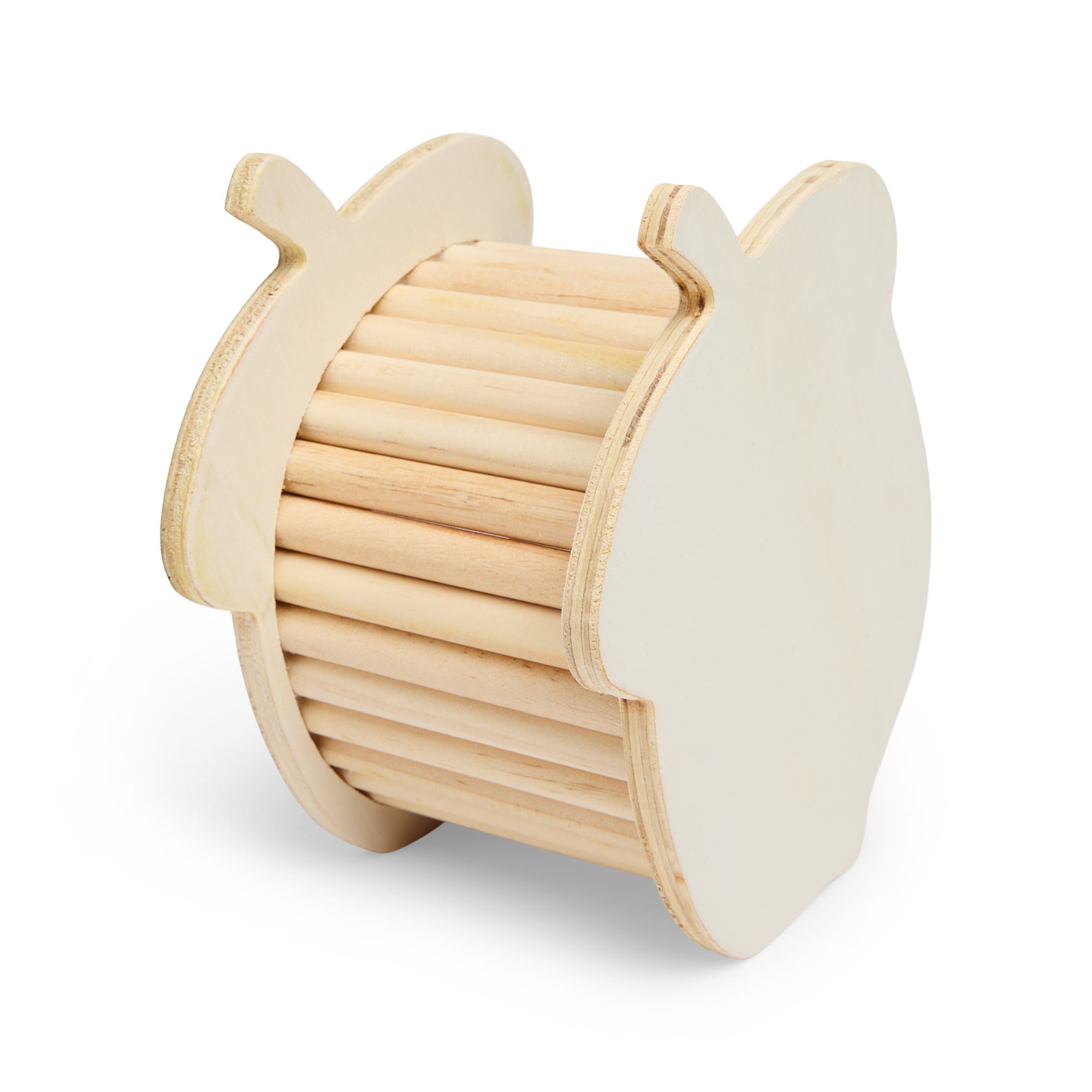 EveryYay Acorn Wooden Hideaway for Small Animals, Small