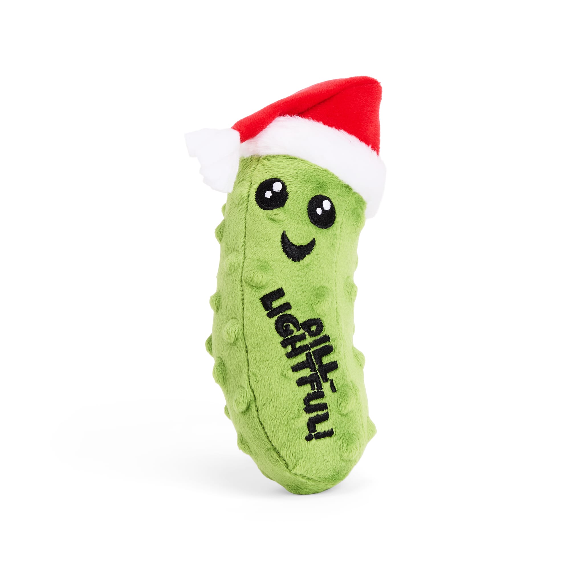 Merry Makings Plush Dill-ightful Pickle Dog Toy, Small