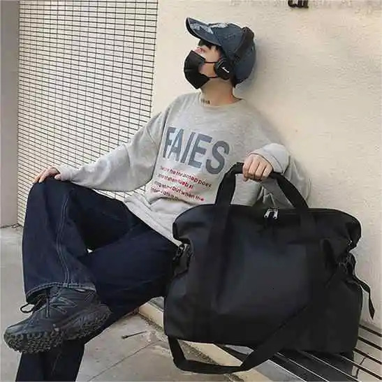 Travel luggage bag sports handbag gym bag shoulder weekend overnight bag childrens Christmas gift initial travel luggage bag 241125