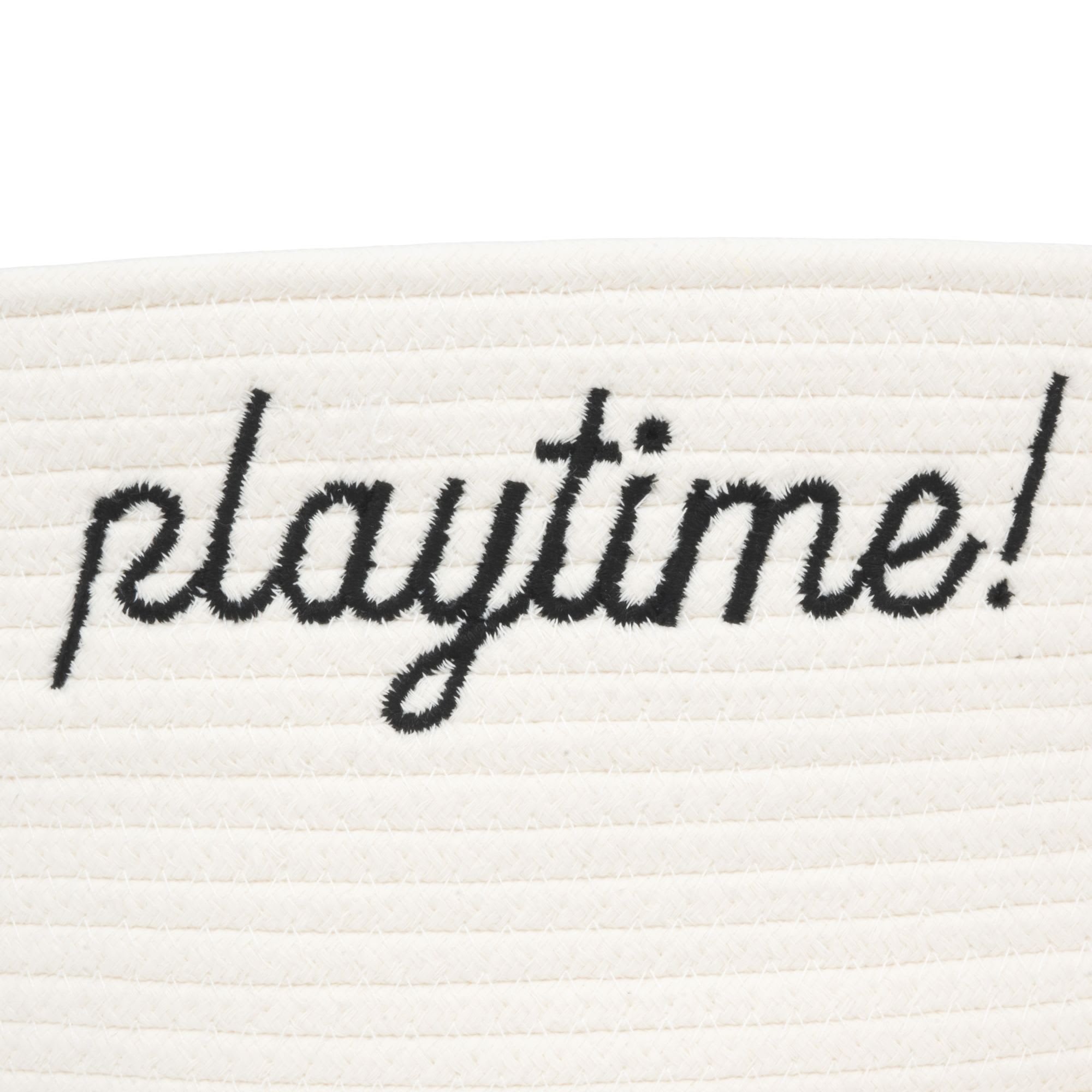 Harry Barker White Playtime Dog Toy Bin, X-Large
