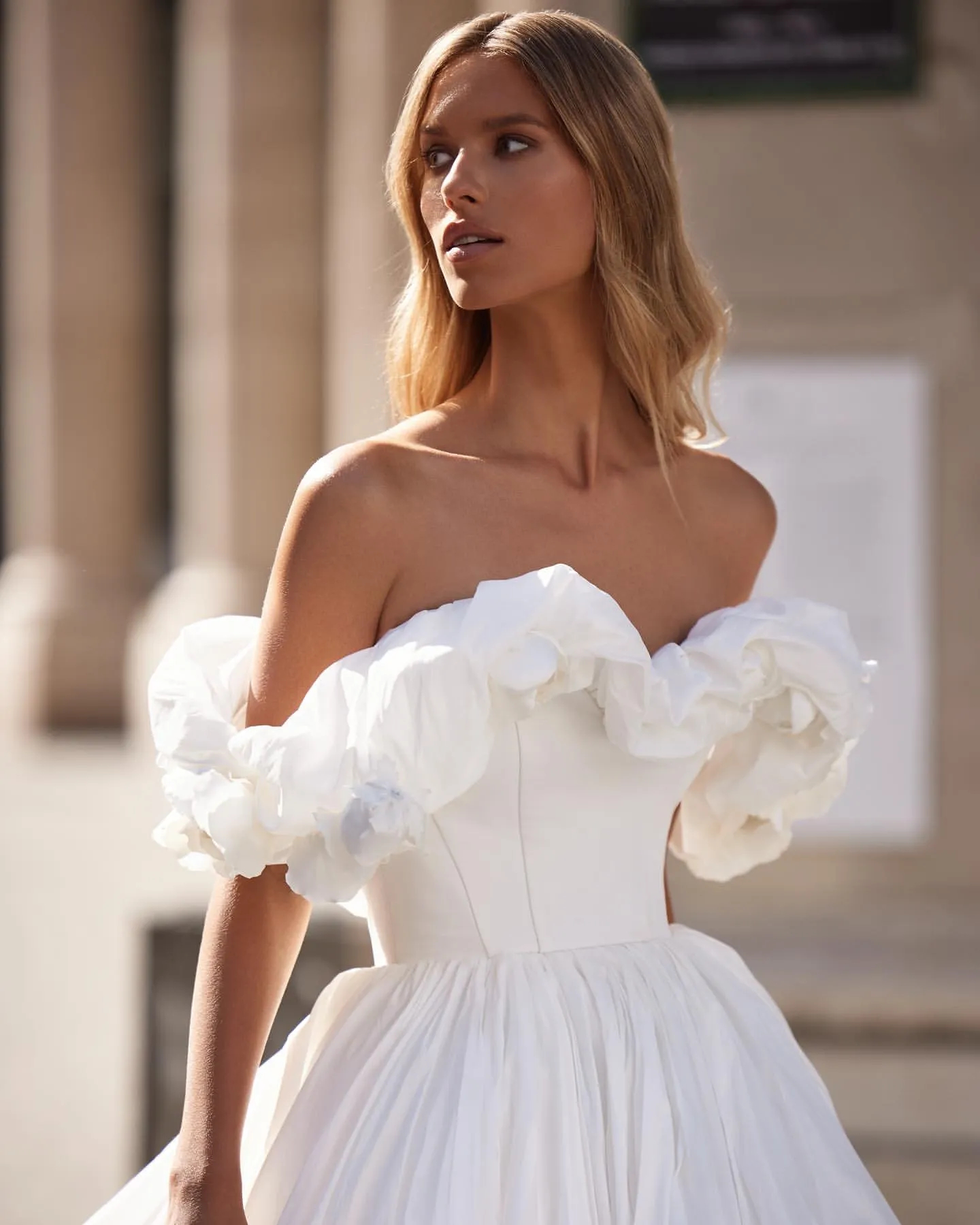 Milla Nova 2024 Gothic Wedding Dresses Off The Shoulder Country Ruffles Bridal Gowns Bride Dress Vestidos De Novia